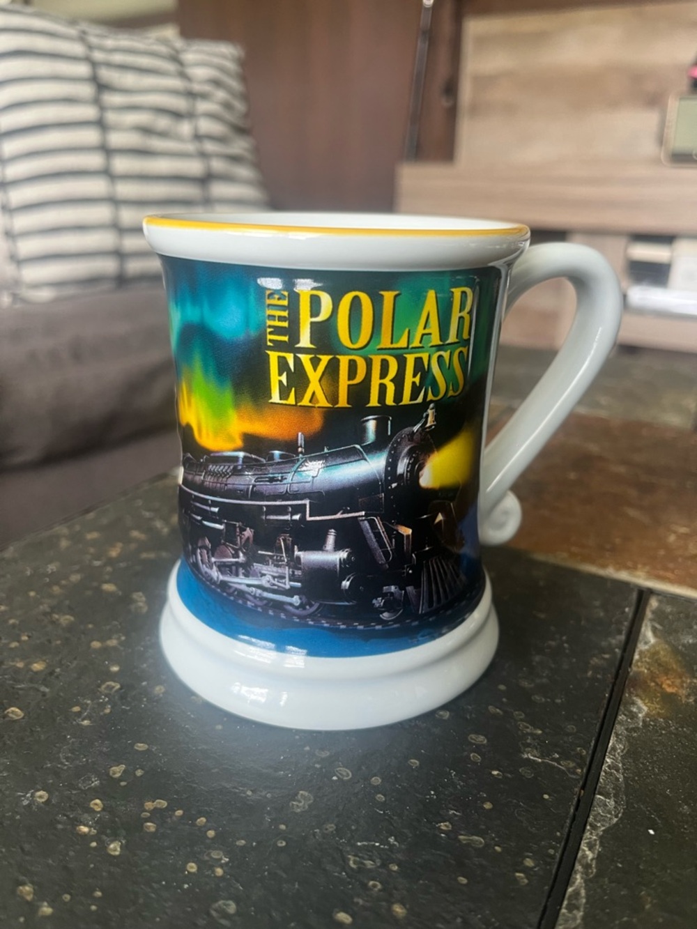 3-D Ceramic Polar Express Train Mug - Multicolor